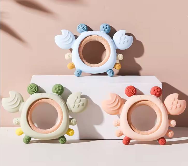 Silikon Beißring für Babys Sanft, sicher & BPA-frei Perfekte Linderung während der Zahnung