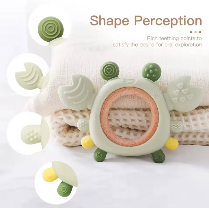 Silikon Beißring für Babys Sanft, sicher & BPA-frei Perfekte Linderung während der Zahnung