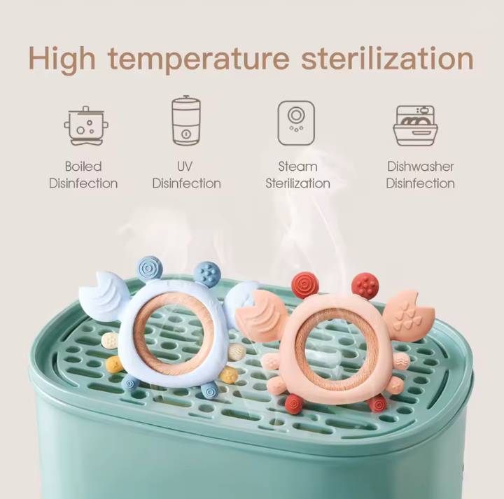 Silikon Beißring für Babys Sanft, sicher & BPA-frei Perfekte Linderung während der Zahnung
